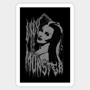 Lily Munster (Distressed Version) Sticker